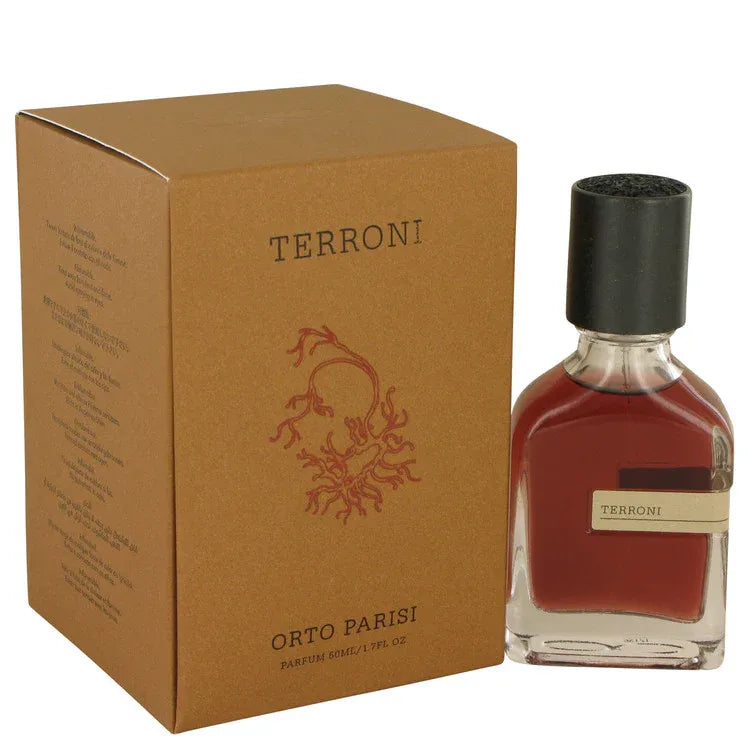 An image displaying Terroni by Orto Parisi Parfum Spray 1.7 oz for Women by Orto Parisi