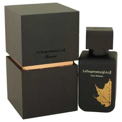 An image displaying Rasasi La Yuqawam by Rasasi Eau De Parfum Spray 2.5 oz for Men by Rasasi