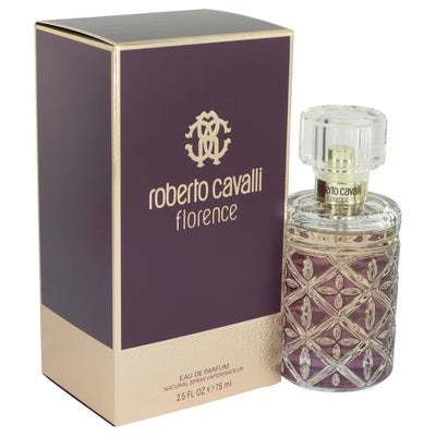 An image displaying Roberto Cavalli Florence by Roberto Cavalli Eau De Parfum Spray 2.5 oz for Women by Roberto Cavalli