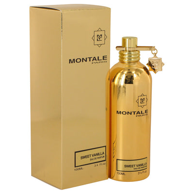 An image displaying Montale Sweet Vanilla by Montale Eau De Parfum Spray (Unisex) 3.4 oz for Women by Montale