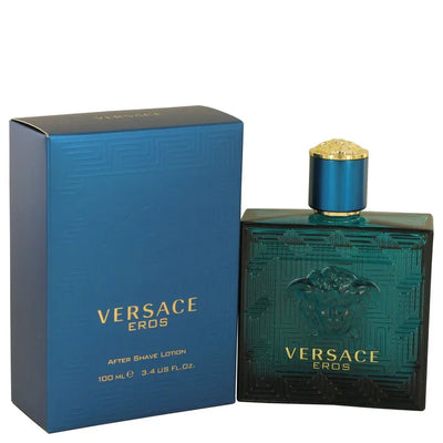 An image displaying Versace Eros by Versace After Shave Lotion 3.4 oz for Men by Versace