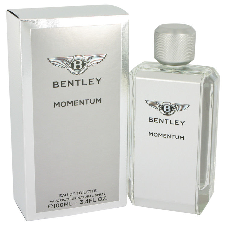 An image displaying Bentley Momentum by Bentley Eau De Toilette Spray 3.4 oz for Men by Bentley
