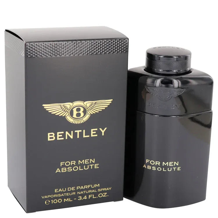 An image displaying Bentley Absolute by Bentley Eau De Parfum Spray 3.4 oz for Men by Bentley