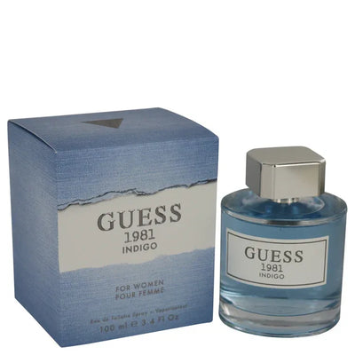 An image displaying Guess 1981 Indigo by Guess Eau De Toilette Spray 3.4 oz for Women by Guess