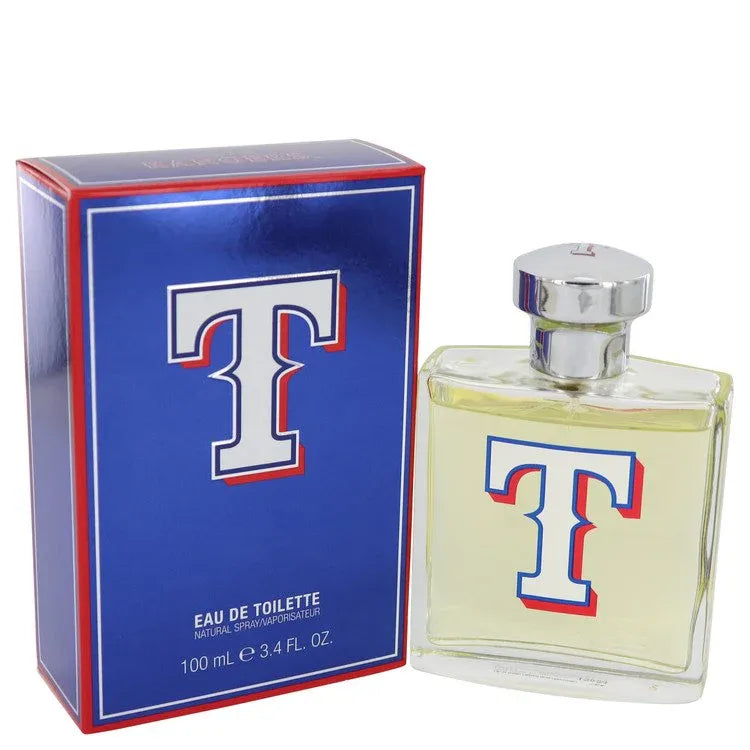 An image displaying Texas Rangers by Texas Rangers Eau De Toilette Spray 3.4 oz for Men by Texas Rangers