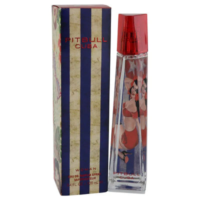 An image displaying Pitbull Cuba by Pitbull Eau De Parfum Spray 3.4 oz for Women by Pitbull