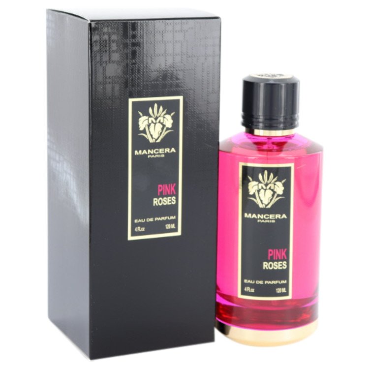 An image displaying Mancera Pink Roses by Mancera Eau De Parfum Spray 4 oz for Women by Mancera