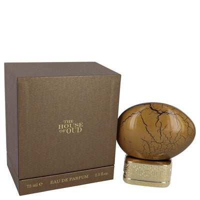 An image displaying Golden Powder by The House of Oud Eau De Parfum Spray (Unisex) 2.5 oz for Women by The House of Oud