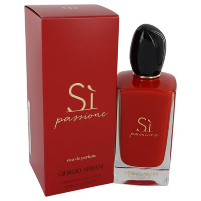 An image displaying Armani Si Passione by Giorgio Armani Eau De Parfum Spray for Women by Giorgio Armani