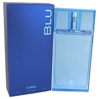 An image displaying Ajmal Blu by Ajmal Eau De Parfum Spray 3 oz for Men by Ajmal