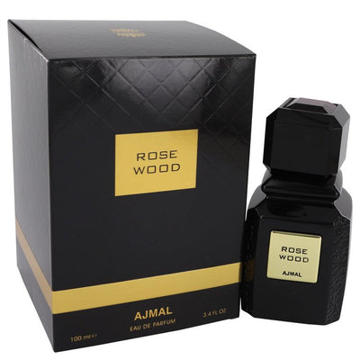 An image displaying Ajmal Rose Wood by Ajmal Eau De Parfum Spray 3.4 oz for Women by Ajmal