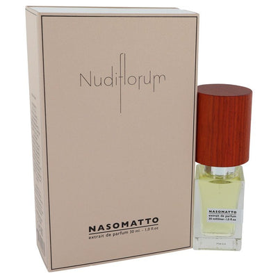 An image displaying Nudiflorum by Nasomatto Extrait de parfum (Pure Perfume) 1 oz for Women by Nasomatto