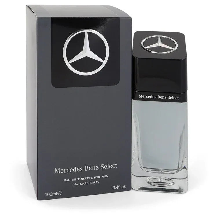 An image displaying Mercedes Benz Select by Mercedes Benz Eau De Toilette Spray 3.4 oz for Men by Mercedes Benz