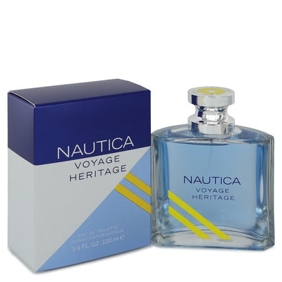 An image displaying Nautica Voyage Heritage by Nautica Eau De Toilette Spray 3.4 oz for Men by Nautica