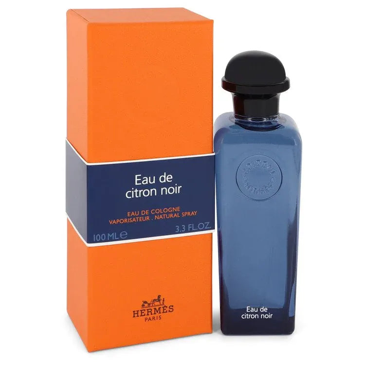 An image displaying Eau De Citron Noir by Hermes Eau De Cologne Spray 3.3 oz for Men by Hermes