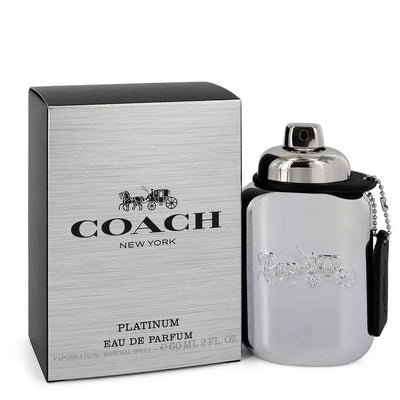 An image displaying Coach Platinum by Coach Eau De Parfum Spray for Men by Coach