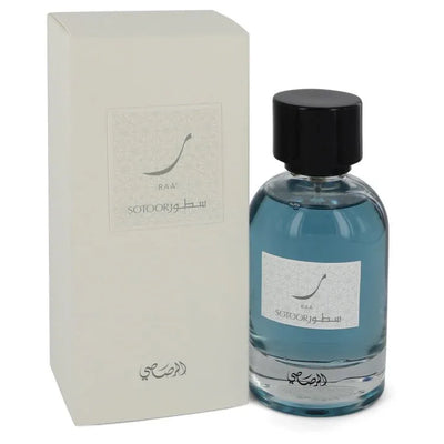 An image displaying Sotoor RAA by Rasasi Eau De Parfum Spray 3.33 oz for Women by Rasasi