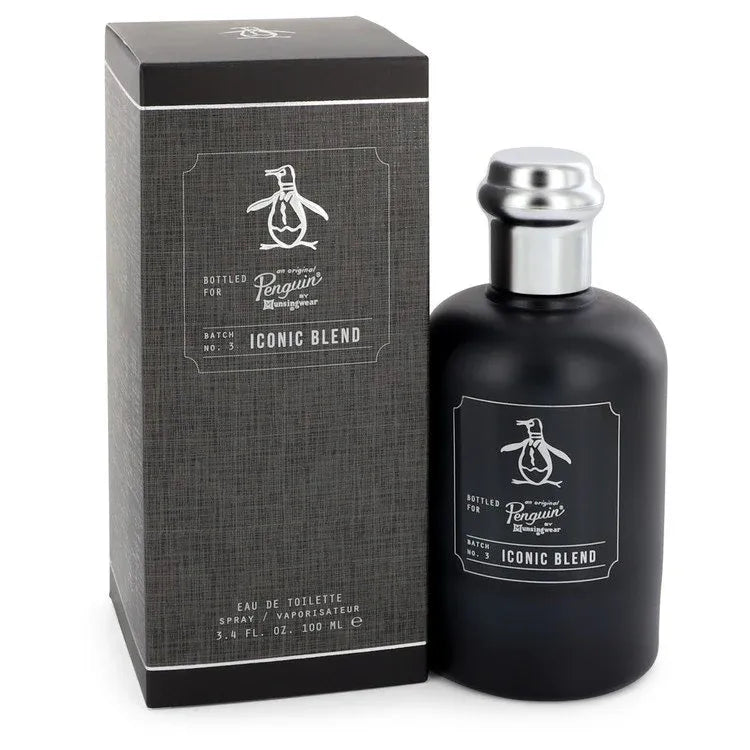 An image displaying Original Penguin Iconic Blend by Original Penguin Eau De Toilette Spray 3.4 oz for Men by Original Penguin