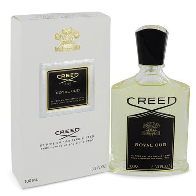 An image displaying Royal Oud by Creed Eau De Parfum Spray (Unisex) 3.3 oz for Men by Creed