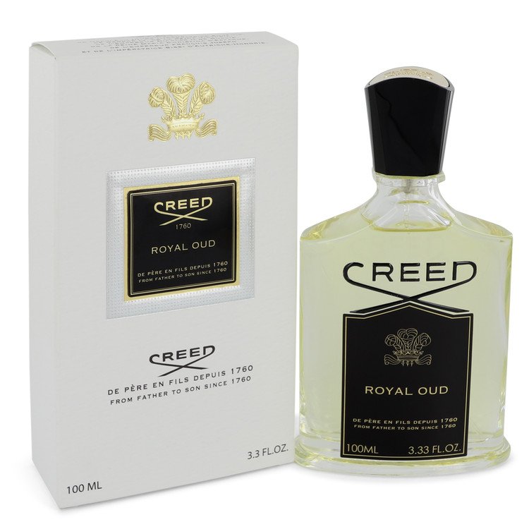 An image displaying Royal Oud by Creed Eau De Parfum Spray (Unisex) 3.3 oz for Men by Creed