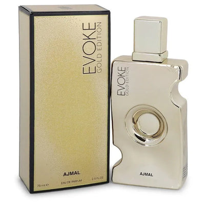 An image displaying Evoke Gold by Ajmal Eau De Parfum Spray 2.5 oz for Women by Ajmal