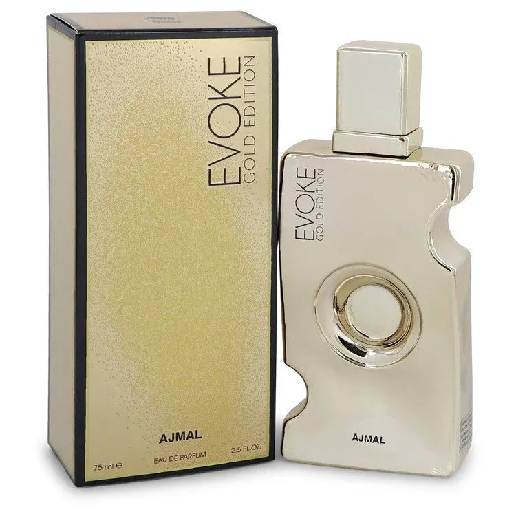 An image displaying Evoke Gold by Ajmal Eau De Parfum Spray 2.5 oz for Women by Ajmal