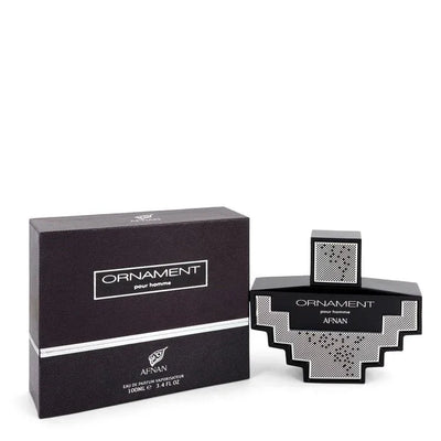 An image displaying Afnan Ornament by Afnan Eau De Parfum Spray 3.4 oz for Men by Afnan