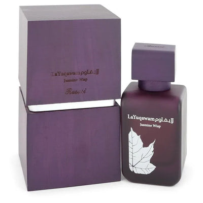 An image displaying La Yuqawam Jasmine Wisp by Rasasi Eau De Parfum Spray 2.5 oz for Women by Rasasi