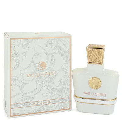 An image displaying Swiss Arabian Wild Spirit by Swiss Arabian Eau De Parfum Spray 3.4 oz for Women by Swiss Arabian