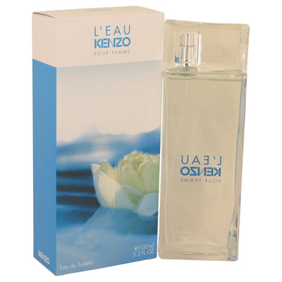 An image displaying L'eau Kenzo by Kenzo Eau De Toilette Spray 3.3 oz for Women by Kenzo