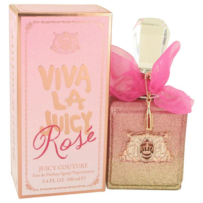 An image displaying Viva La Juicy Rose by Juicy Couture Eau De Parfum Spray for Women by Juicy Couture