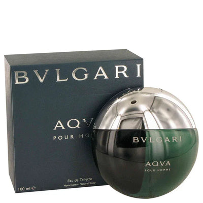 An image displaying AQUA POUR HOMME by Bvlgari Eau De Toilette Spray for Men by Bvlgari