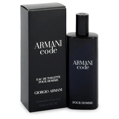An image displaying Armani Code by Giorgio Armani Eau De Toilette Spray 2.5 oz for Men by Giorgio Armani