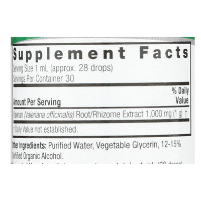 An image displaying Nature's Answer - Valerian Root - 1 Ounce by Nature's Answer