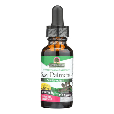 An image displaying Nature's Answer - Saw Palmetto Berries - 1 Oz by Nature's Answer