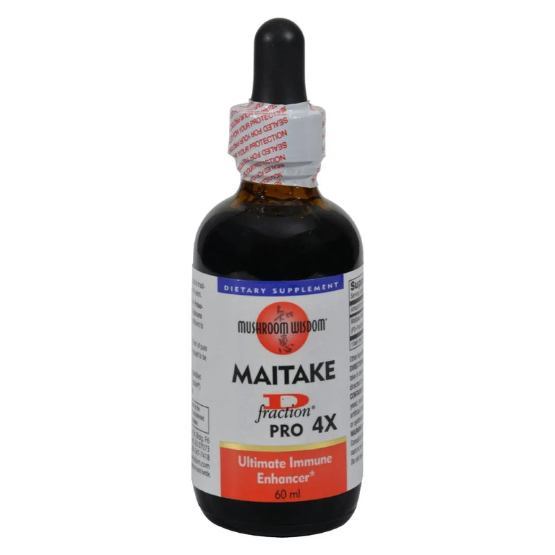 An image displaying Mushroom Wisdom Maitake D-fraction Pro 4x - 60 Ml by Mushroom Wisdom