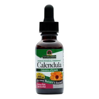 An image displaying Nature's Answer - Calendula Flower - 1 Ounce by Nature's Answer