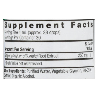 An image displaying Nature's Answer - Ginger Root Extract - 1 Ounce by Nature's Answer