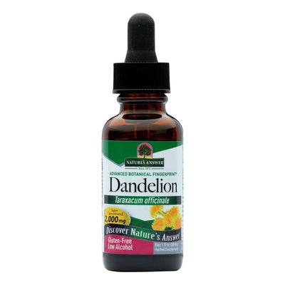 An image displaying Nature's Answer - Dandelion Root - 1 Ounce by Nature's Answer