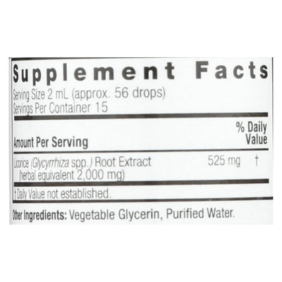 An image displaying Nature's Answer - Licorice Root - 1 Ounce by Nature's Answer