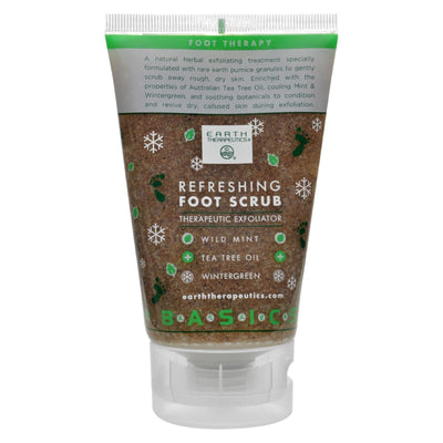 Earth Therapeutics Refreshing Foot Scrub Wild Mint - 4 Fl Oz - Orca Market
