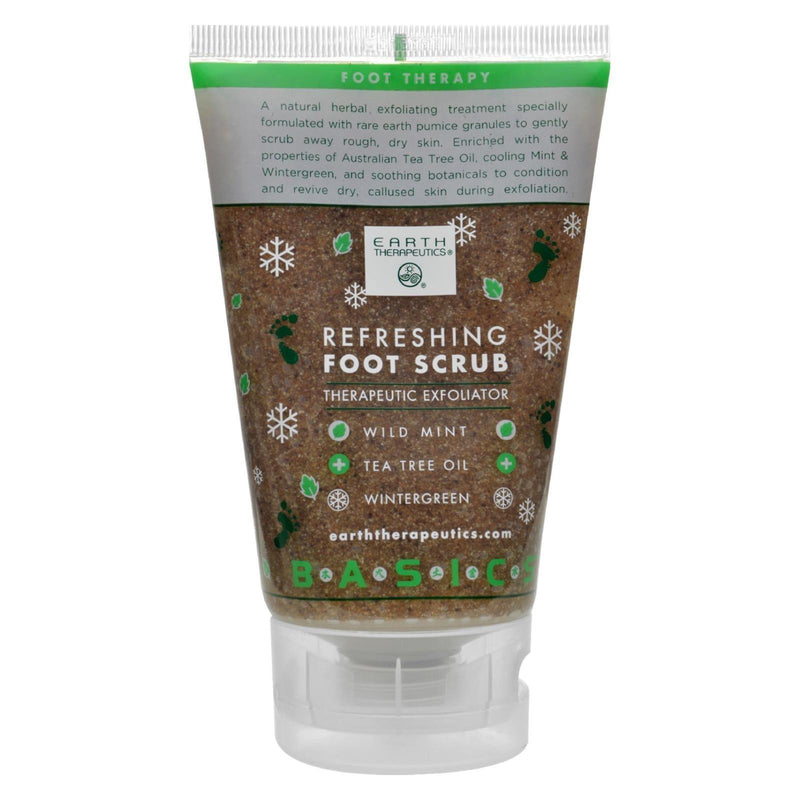 Earth Therapeutics Refreshing Foot Scrub Wild Mint - 4 Fl Oz - Orca Market