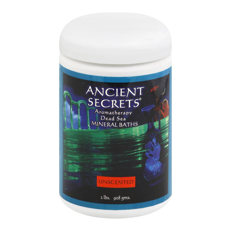 Ancient Secrets Aromatherapy Dead Sea Mineral Baths Unscented - 2 Lbs - Orca Market