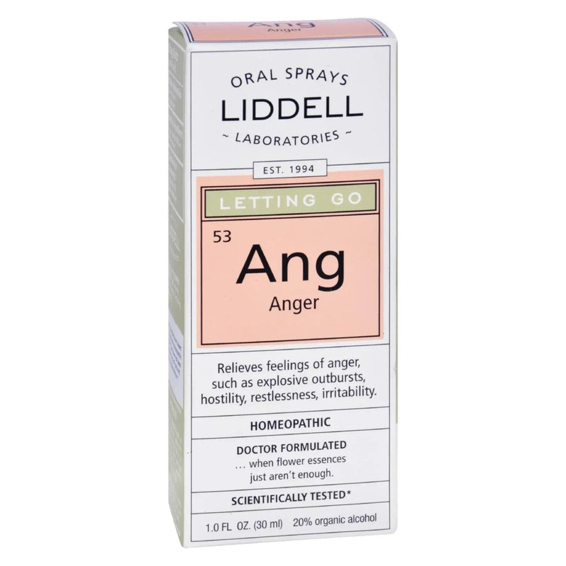 An image displaying Liddell Homeopathic Letting Go Ang Anger Spray - 1 Ounce by Liddell Homeopathic