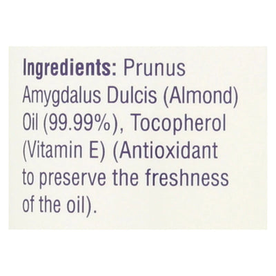 Heritage Products Sweet Almond Oil - 8 Ounce