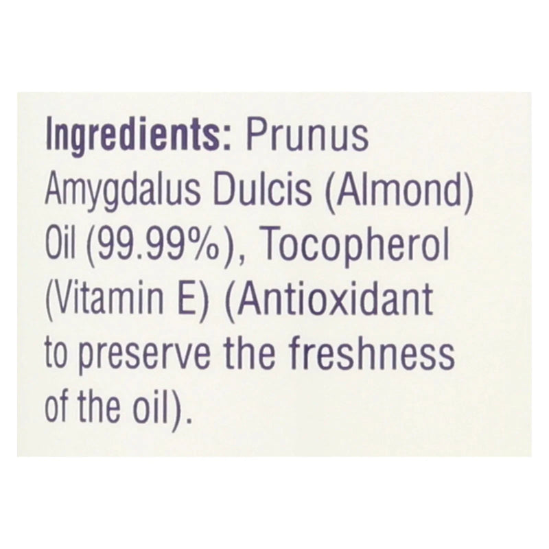 Heritage Products Sweet Almond Oil - 8 Ounce