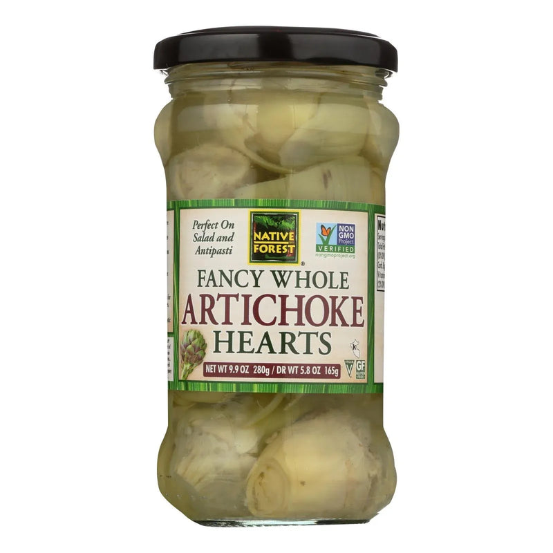 An image displaying Native Forest Whole Artichoke Hearts - Fancy - Case Of 6 - 9.9 Ounce by Native Forest