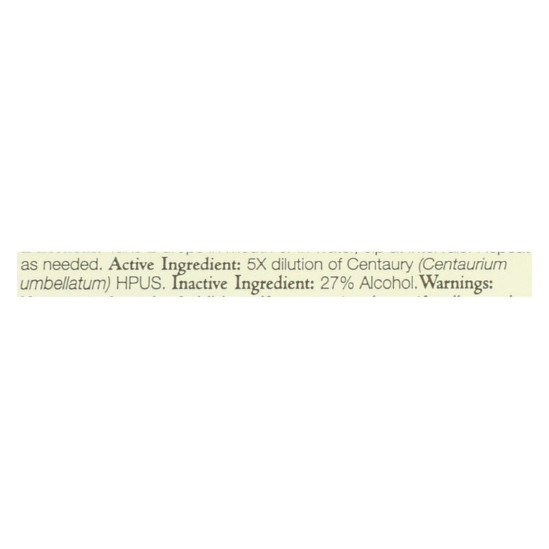Bach Flower Remedies Essence Centaury - 0.7 Fl Oz - Orca Market