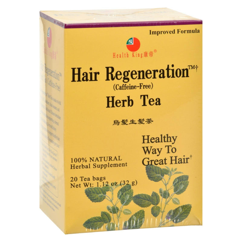 Health King Hair Regeneration Herb Tea - 20 Tea Bags - Orca Market