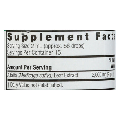 An image displaying Nature's Answer - Alfalfa Herb - 1 Fl Oz by Nature's Answer